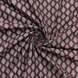 Giza Cotton Satin Printed Shirting Fabric 1.60 Meter – Mans Fab