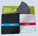 Raymond Unstitched Cotton Blend Shirt & Trouser Fabric Printed