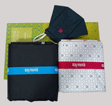 Raymond Unstitched Cotton Blend Shirt & Trouser Fabric Printed