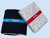 Raymond Unstitched Cotton Blend Shirt & Trouser Fabric Printed