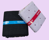 Raymond Unstitched Cotton Blend Shirt & Trouser Fabric Printed