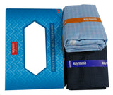 Raymond Cotton Blend Self Design Shirt & Trouser Fabric