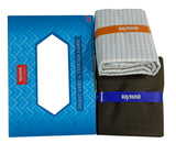 Raymond Cotton Blend Self Design Shirt & Trouser Fabric