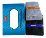 Raymond Cotton Blend Self Design Shirt & Trouser Fabric