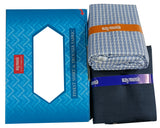 Raymond Cotton Blend Self Design Shirt & Trouser Fabric