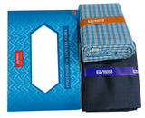 Raymond Cotton Blend Self Design Shirt & Trouser Fabric