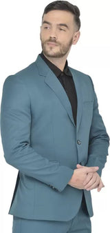 Mans Fab PolyViscose Rayon Solid Blazer