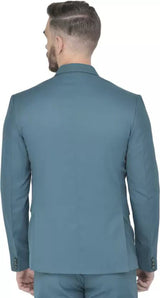 Mans Fab PolyViscose Rayon Solid Blazer