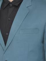 Mans Fab PolyViscose Rayon Solid Blazer