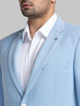 Mans Fab PolyViscose Rayon Solid Blazer