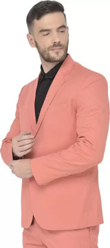 Mans Fab PolyViscose Rayon Solid Blazer