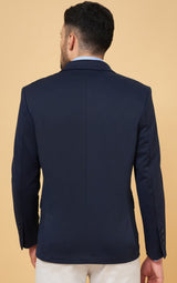 Mans Fab PolyViscose Rayon Solid Blazer