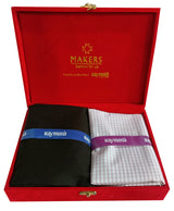 Raymond Pure Cotton Checkered Shirt & Trouser Fabric