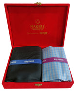 Raymond Pure Cotton Checkered Shirt & Trouser Fabric