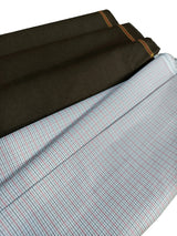 Raymond Pure Cotton Checkered Shirt & Trouser Fabric