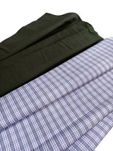 Raymond Pure Cotton Checkered Shirt & Trouser Fabric