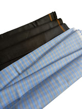 Raymond Pure Cotton Checkered Shirt & Trouser Fabric