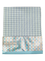 Raymond 100% Cotton Green Checked Shirt Fabric