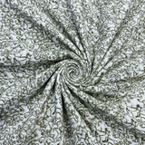 Giza Cotton Satin Flower Printed Shirting Fabric 1.60 Meter – Mans Fab