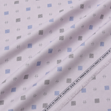 Giza Cotton Satin Mixed Print & Plain Shirting Fabric 1.60 Meter – Mans Fab