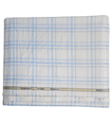 Siyaram Cotton Checks Printed Shirt Fabric (Unstitched)
