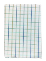 Raymond Amber White Checked Pure Cotton Shirt Fabric