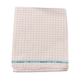 Raymond 100% Cotton Pink Checked Shirt Fabric