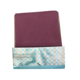 Raymond 100% Cotton Maroon Checked Shirt Fabric