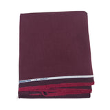 Raymond 100% Cotton Maroon Checked Shirt Fabric