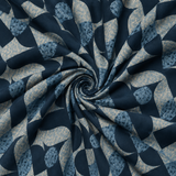 Giza Cotton Satin Mixed Print & Plain Shirting Fabric 1.60 Meter – Mans Fab