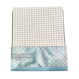 Raymond 100% Cotton White Checked Shirt Fabric