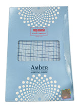 Raymond Amber Blue Checked Pure Cotton Shirt Fabric