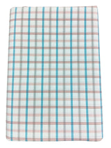Raymond Amber White Checked Pure Cotton Shirt Fabric