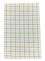 Raymond Amber White Checked Pure Cotton Shirt Fabric