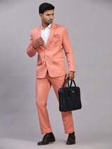 Mans Fab Men Single Breasted Solid Suit-02
