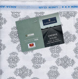Linen Club Printed Linen Shirting Fabric – 1.60 Meter