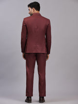 Mans Fab Men Single Breasted Solid Suit-016