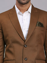Mans Fab Men Single Breasted Solid Suit-015