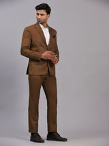 Mans Fab Men Single Breasted Solid Suit-015