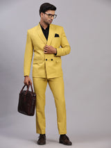 Mans Fab Men Double Breasted Solid Suit-07