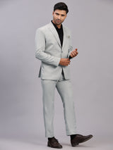 Mans Fab Men Single Breasted Solid Suit-017