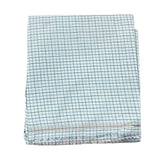 Raymond 100% Cotton Blue Checked Shirt Fabric