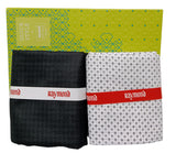 Raymond Unstitched Printed Cotton Shirt & Trouser Fabric.