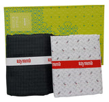 Raymond Unstitched Printed Cotton Shirt & Trouser Fabric.