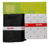 Raymond Unstitched Printed Cotton Shirt & Trouser Fabric.