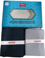 Raymond Unstitched Cotton Checkered Shirt & Trouser Fabric