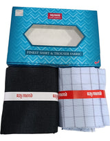 Raymond Unstitched Cotton Checkered Shirt & Trouser Fabric