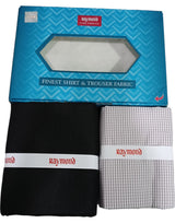 Raymond Unstitched Cotton Checkered Shirt & Trouser Fabric