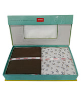 Raymond Unstitched Cotton Blend Shirt & Trouser Fabric.