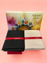 Arvind Unstitched Cotton Blend Shirt & Trouser Fabric Solid